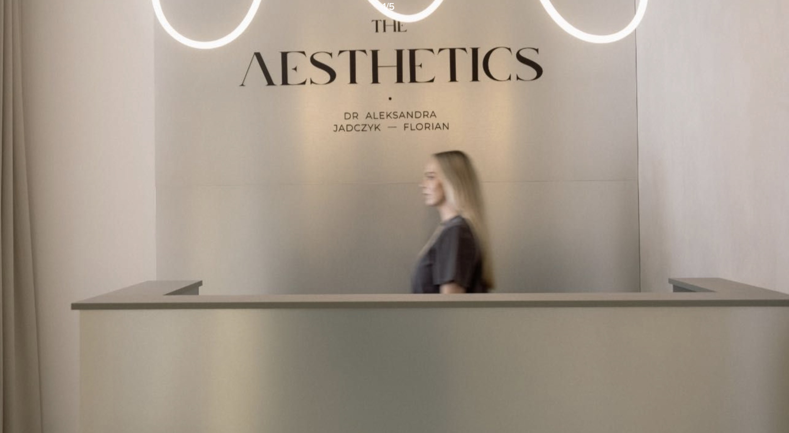 The Aesthetics — recepcja gabinetu Częstochowa